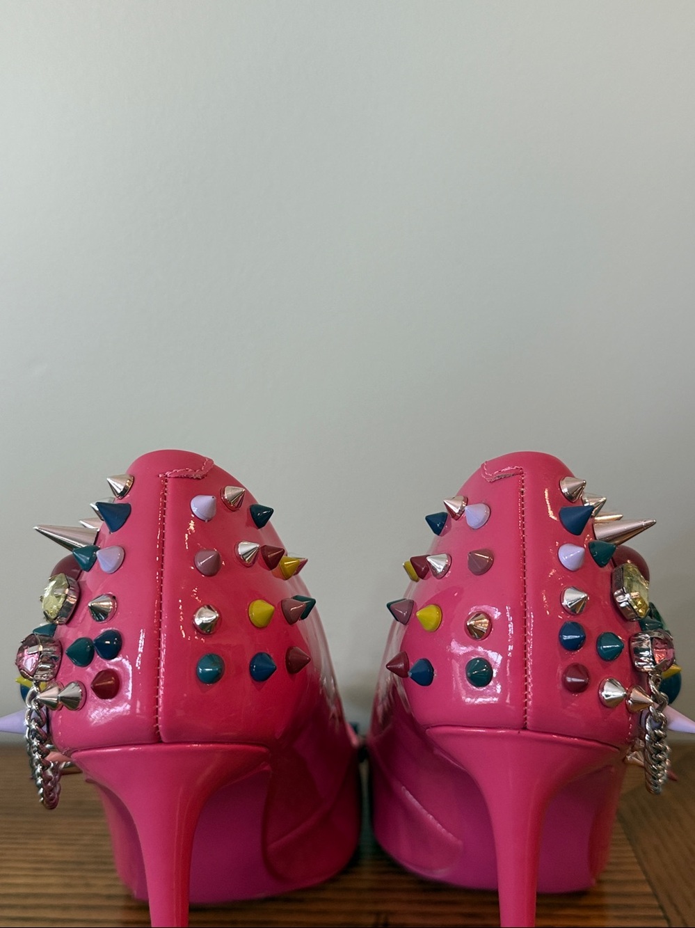 Steve Madden Hot Pink Jeweled Pointed-Toe Stiletto Pump - Picture 17 of 17